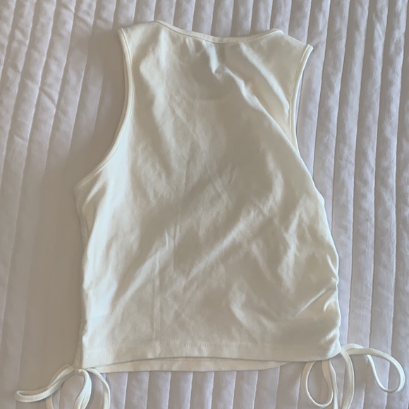 Shein white rhinestone crop top - Picture 7 of 7